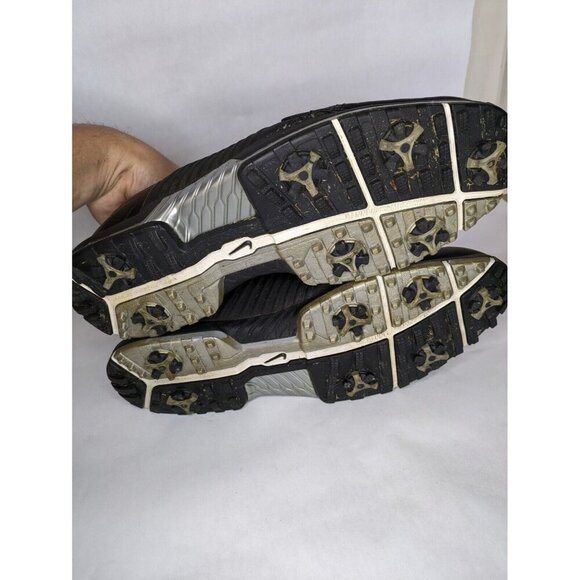 Nike Air Zoom Tour Mens Size 12 Black Leather Golf Shoes-336046-001 - Picture 5 of 7